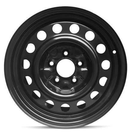 New 16x6.5 inch Wheel for Pontiac Grand Am 1999-2005 Black Painted Steel Rim