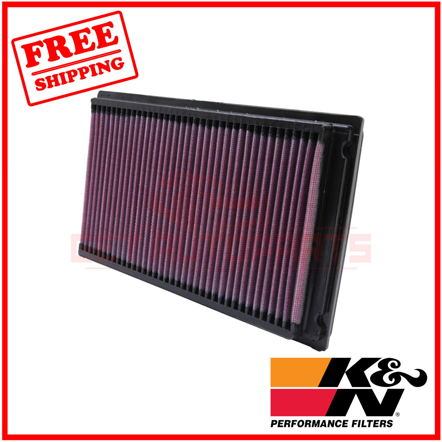 K&N Replacement Air Filter for Nissan Stanza 1990-1992