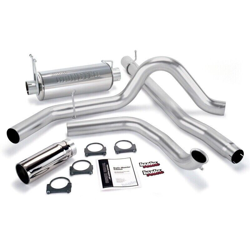 Banks Power 48653 for 00-03 Ford 7.3L/Excursion Monster Exhaust System-SS Single