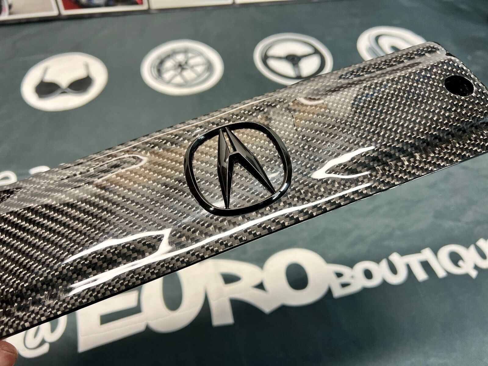 Honda Acura NSX Intake Manifold Cover Plate in Bespoke Carbon Fiber
