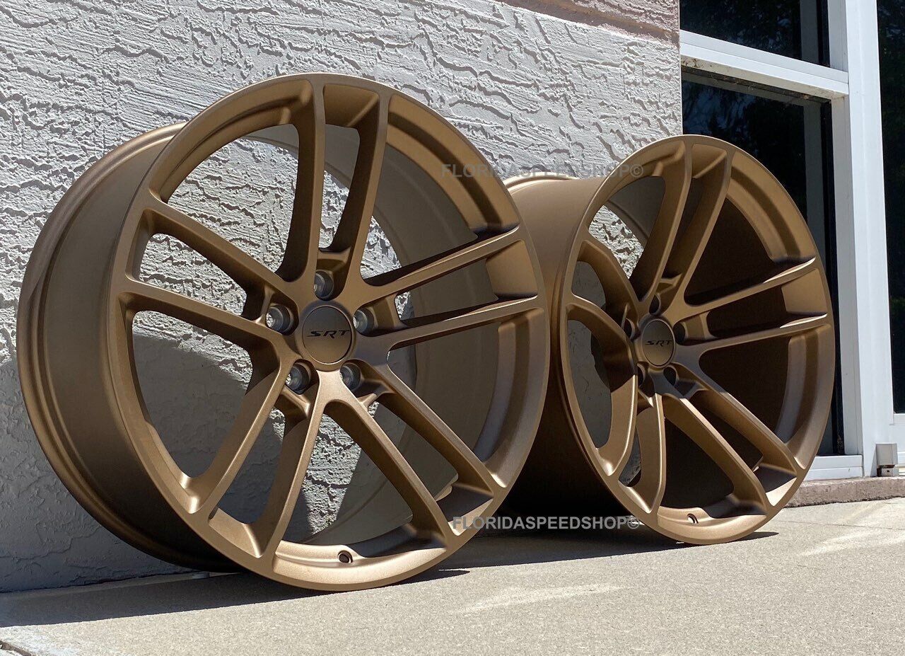 Dodge Matte Bronze Hellcat Wheels 2020 Style   20x9/20x11  CHALLENGER/CHARGER