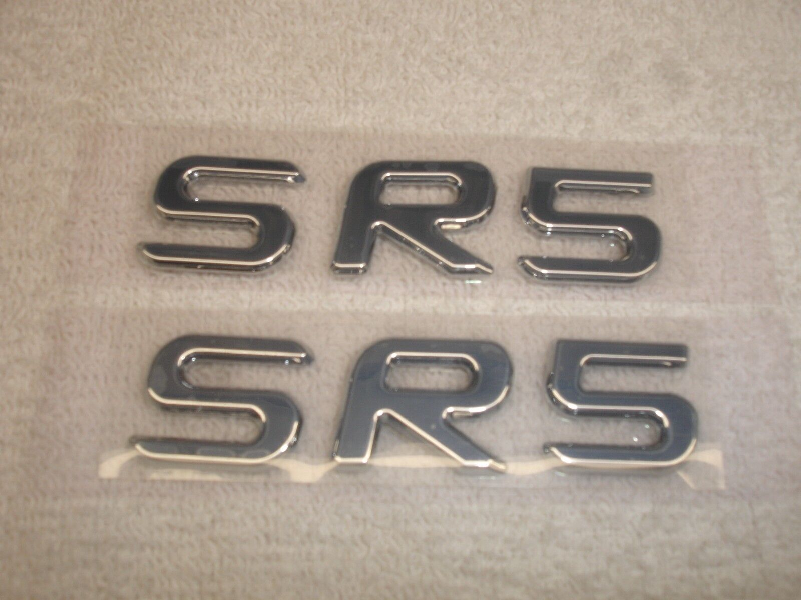 Toyota Tacoma Roof Pillar Emblem SR5 LETTERS 1998 - 2004 TACO Replacement PAIR