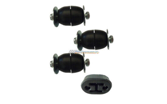 COMPLETE SET EXHAUST HANGER RUBBER MOUNT KIT For PATROL GQ CAB CHASSIS UTE 