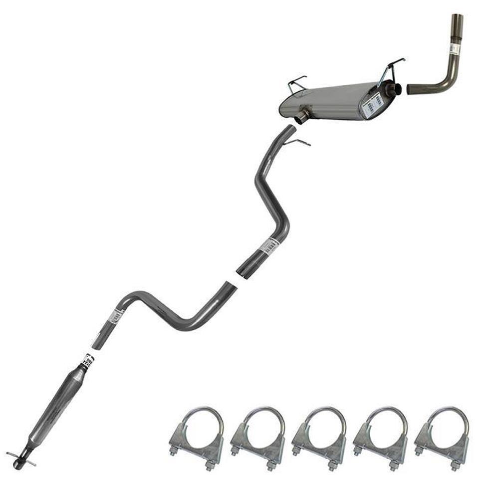 Stainless Direct Fit Exhaust Kit fits: 08-2012 Malibu 07-2010 G6 07-2009 Aura