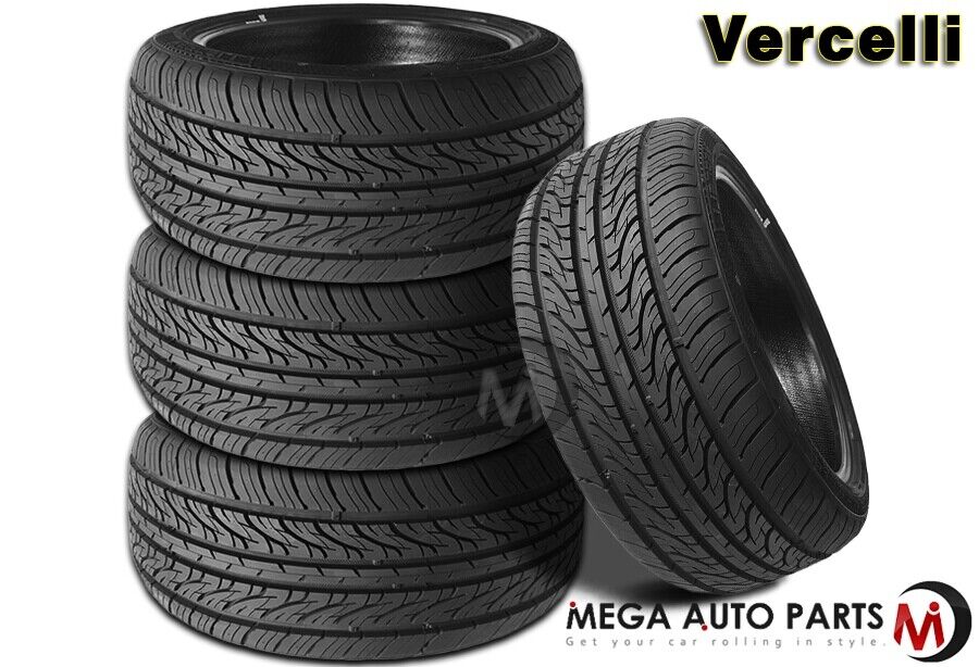 4 Vercelli Strada-II 265/30R19 93W All Season Performance Tires 45000 MILE