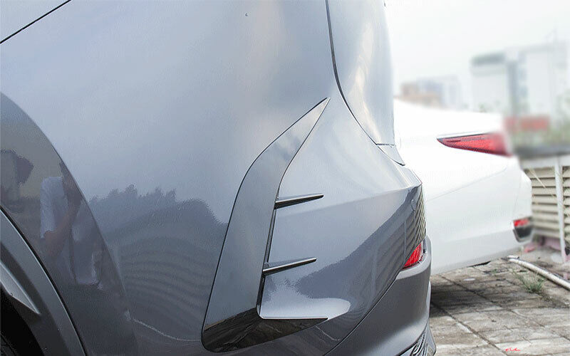 Glossy Black Rear Bumper Both Side Air Inlet For 2022 Lexus NX 250 350 350h