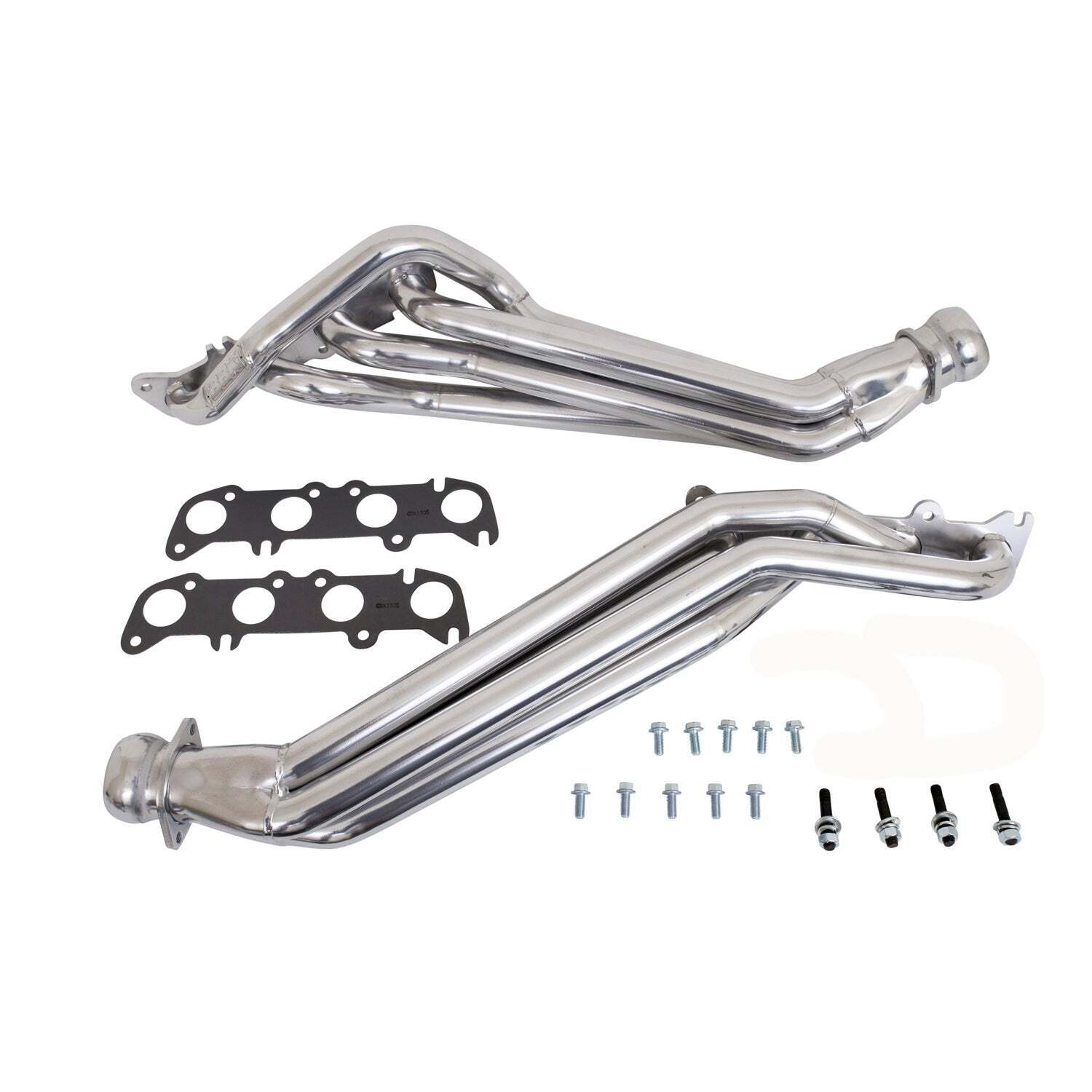 Ford Mustang GT 1-3/4 Long Tube Exhaust Headers Polished Silver Ceramic 11-23