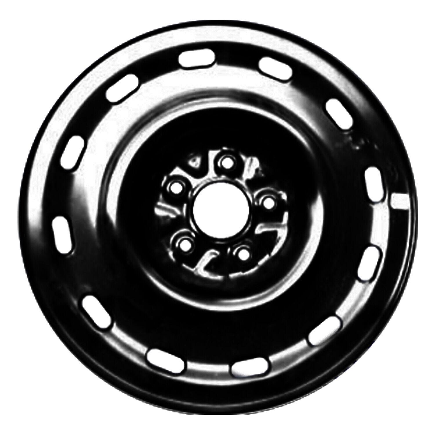 Refurbished 16x7 Painted Black Wheel for 2004-2011 Ford Crown Victoria 560-03536