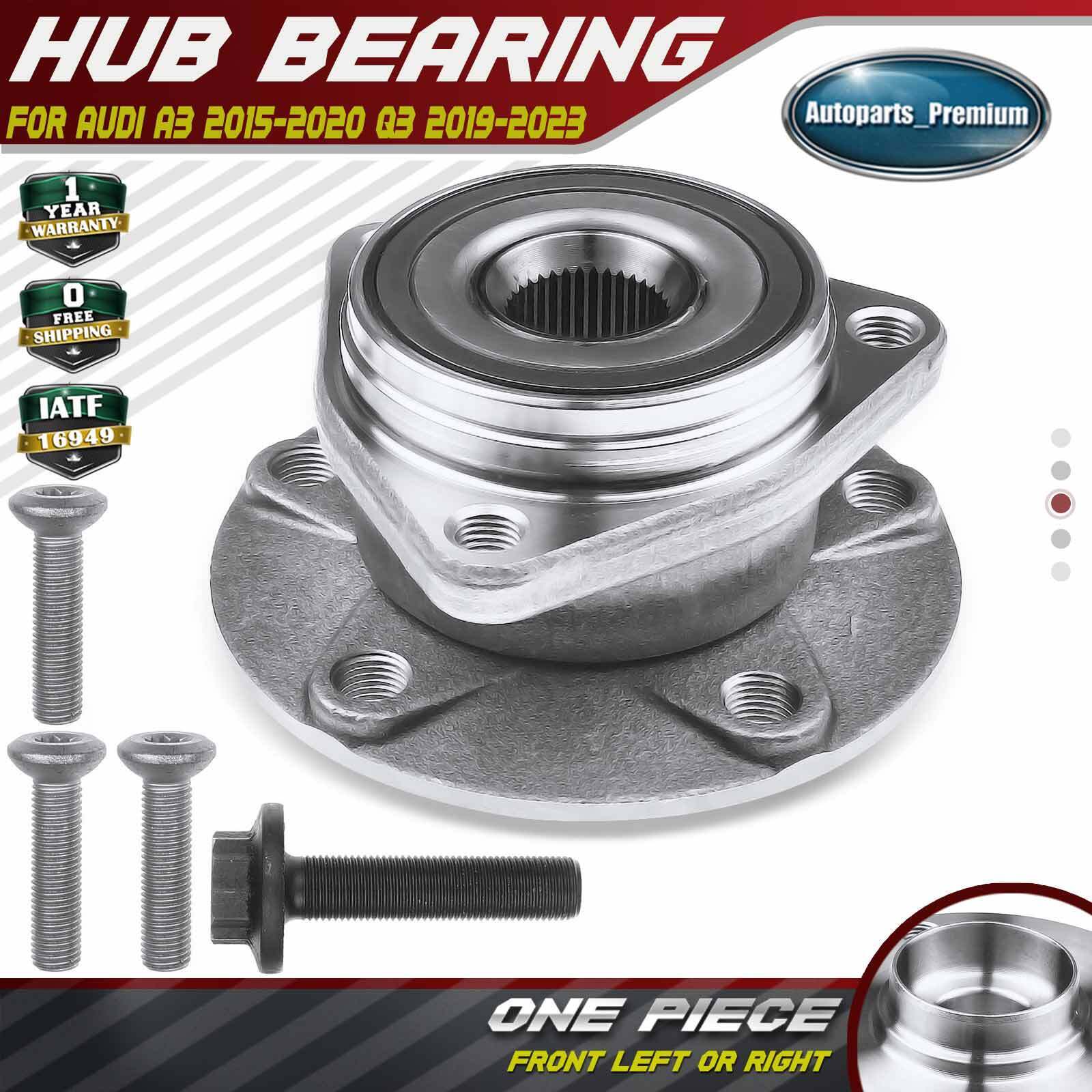 Left or Right Wheel Hub Bearing Assembly for Audi A3 Q3 S3 Volkswagen Jetta Golf