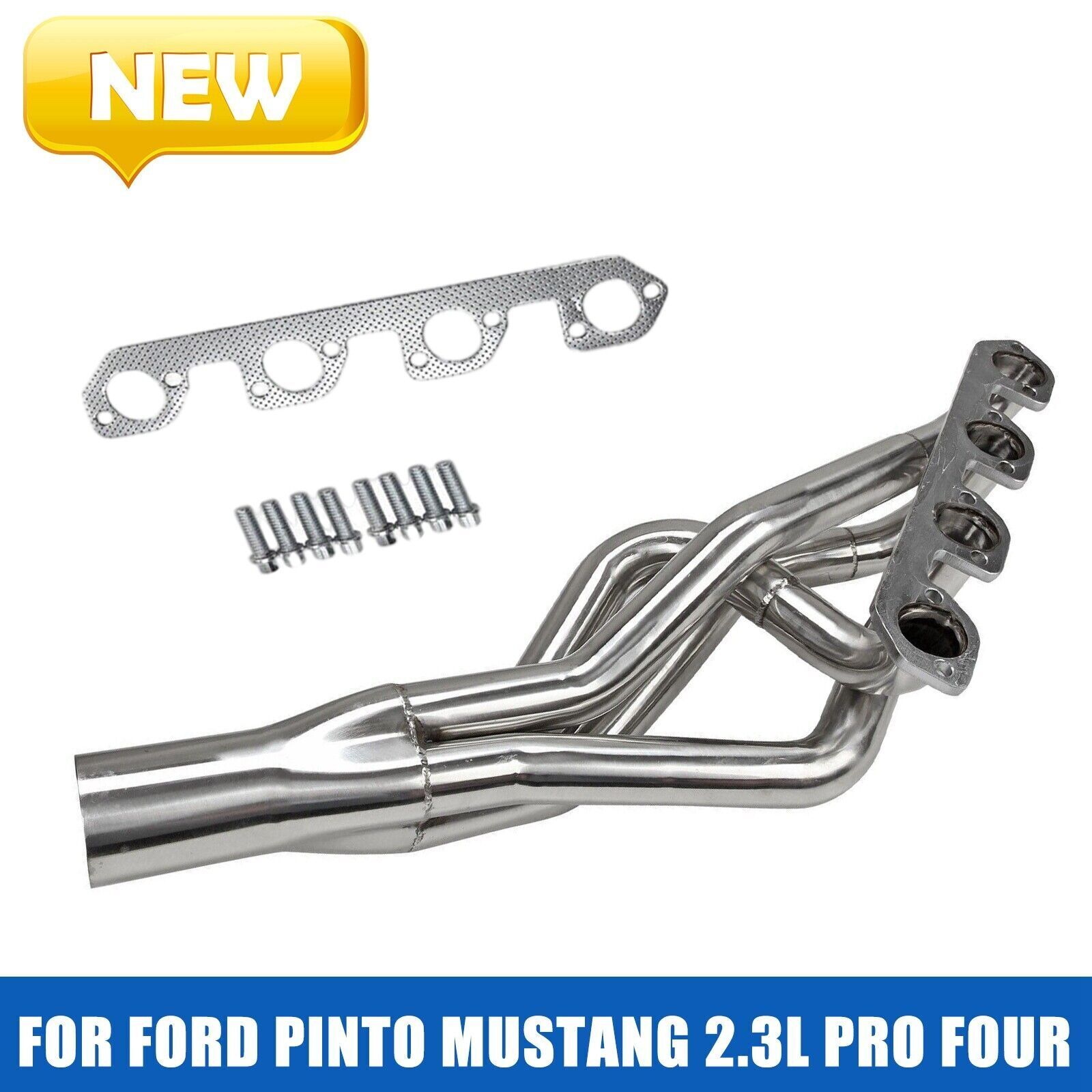 2023 Stainless Steel Manifold Headers Fit for Ford Pinto Mustang 2.3L Pro FourdY