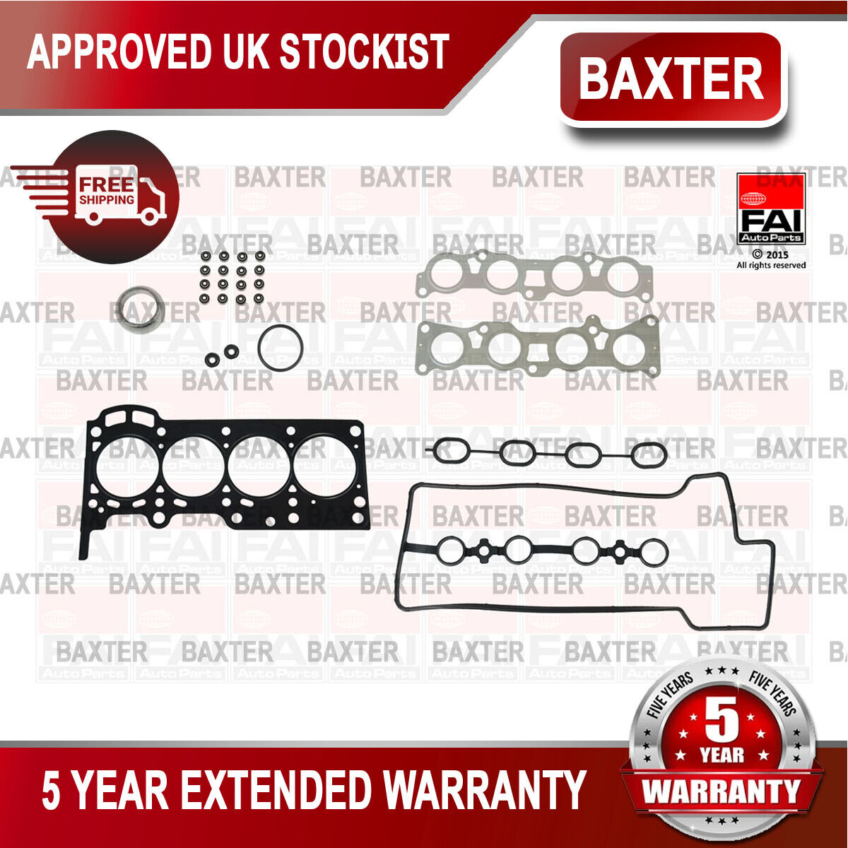 Fits Daihatsu Terios Sirion Storia YRV 1.3 Baxter Cylinder Head Gasket Set
