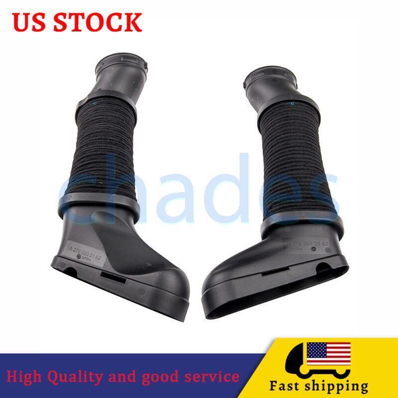 2X Air Cleaner intake Duct Hose Pair LH/RH For Benz E550 Cls550 E63 AMG 12-17