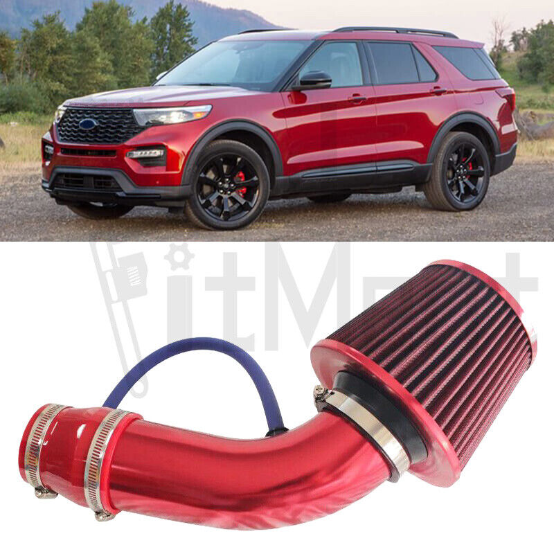 For Ford Explorer Escape Fusion Cold Air Intake Filter Induction Set Hose System