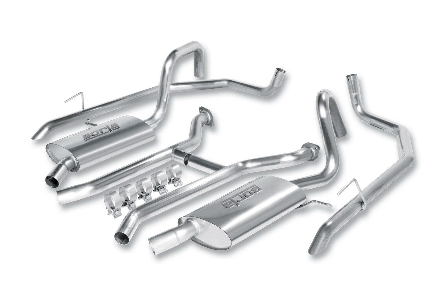 Borla 140360 Touring Cat-Back Exhaust System Fits 03-11 Crown Victoria