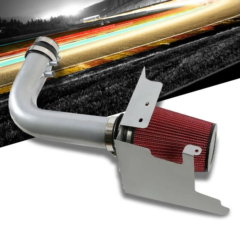 Silver Tube Cold Air Intake Kit+Heat Shield For Ford 97-04 Expedition/F-150 V8