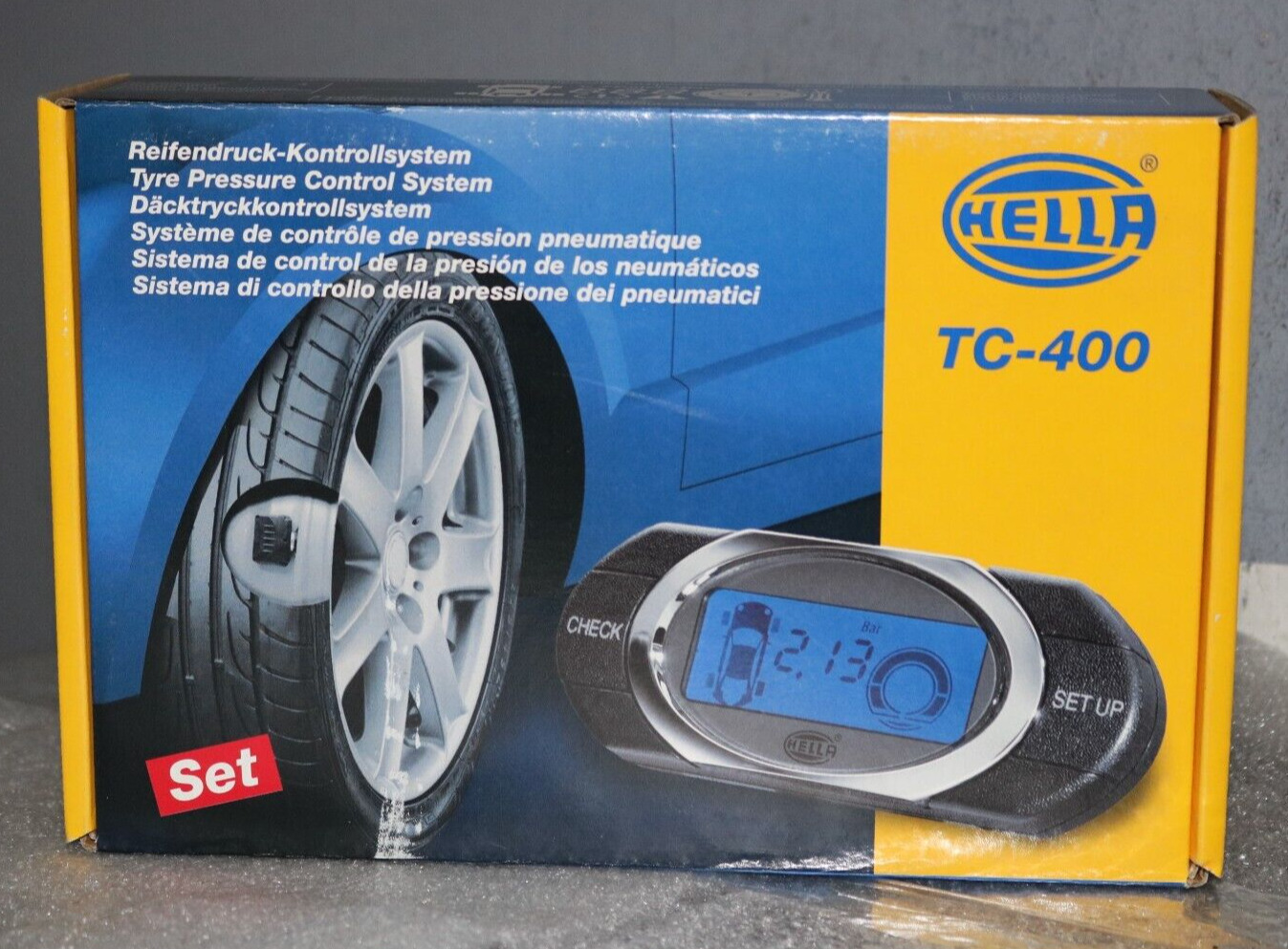 HELLA TC400 TC-400 Universal Automotive Tire Pressure Monitoring System Kit ,NEW