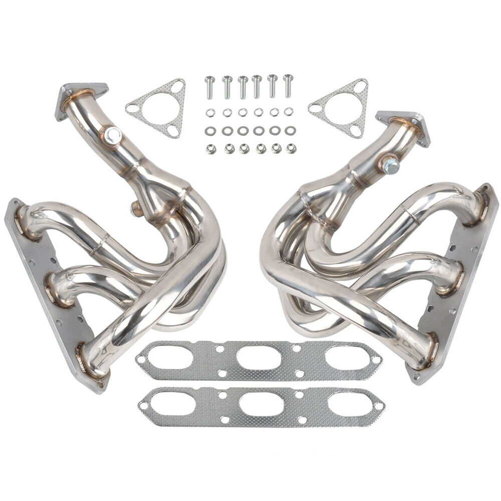 Stainless Steel Exhaust Manifold Fits 1997-2004 Porsche Boxster 986 2.5L & 2.7L