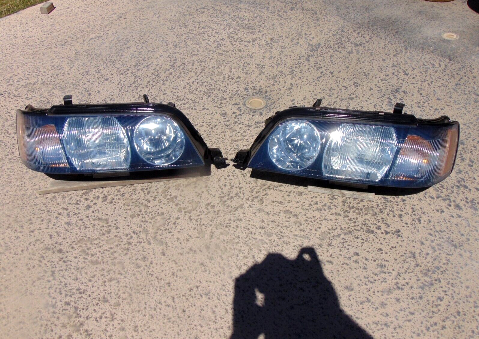 99-01 Infiniti Q45 Xenon Headlights w/ Restored Clear Lenses LH & RH Both Tested