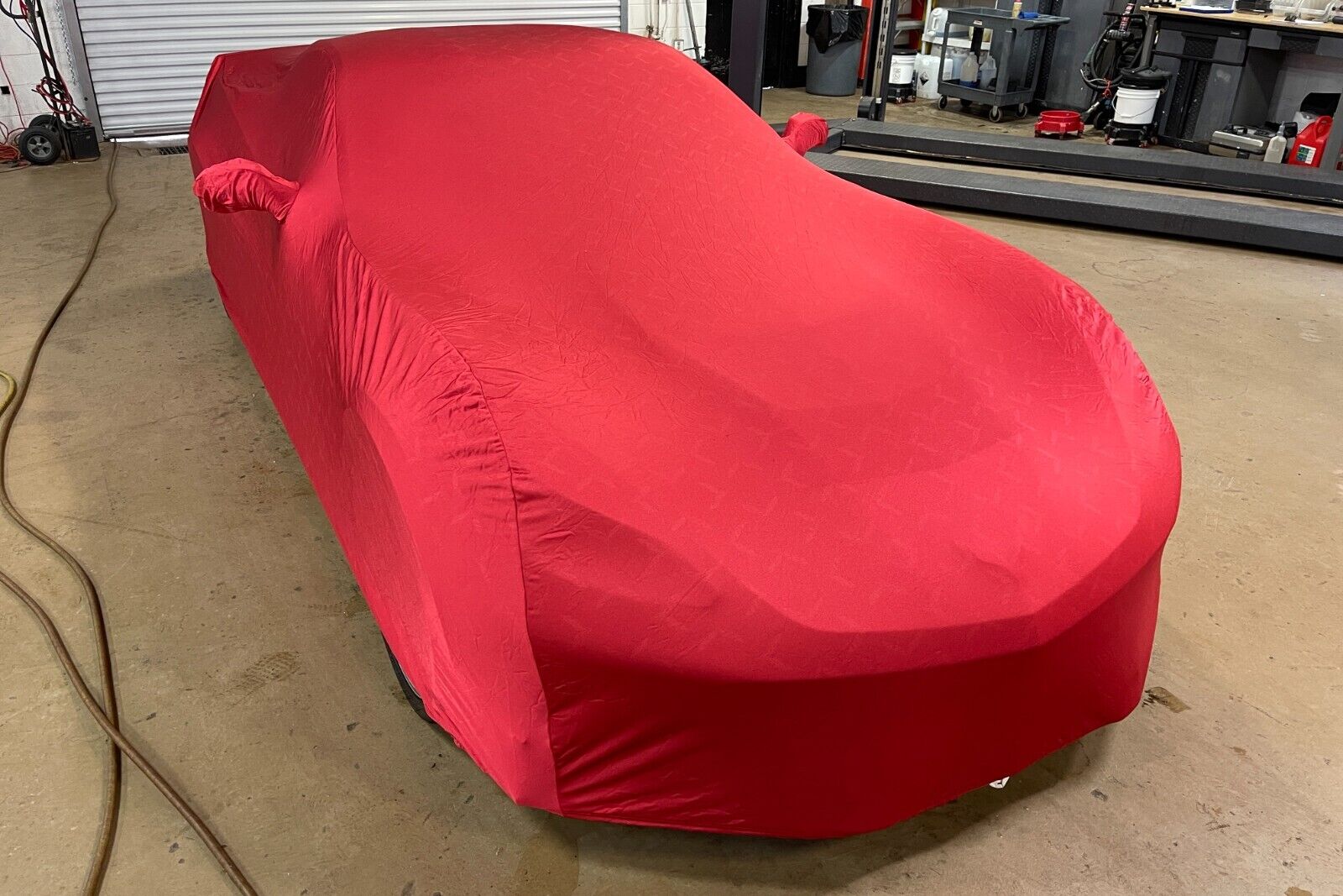 2015-19 Corvette C7 Z06 Coupe Coverking Fitted Indoor Car Cover Red