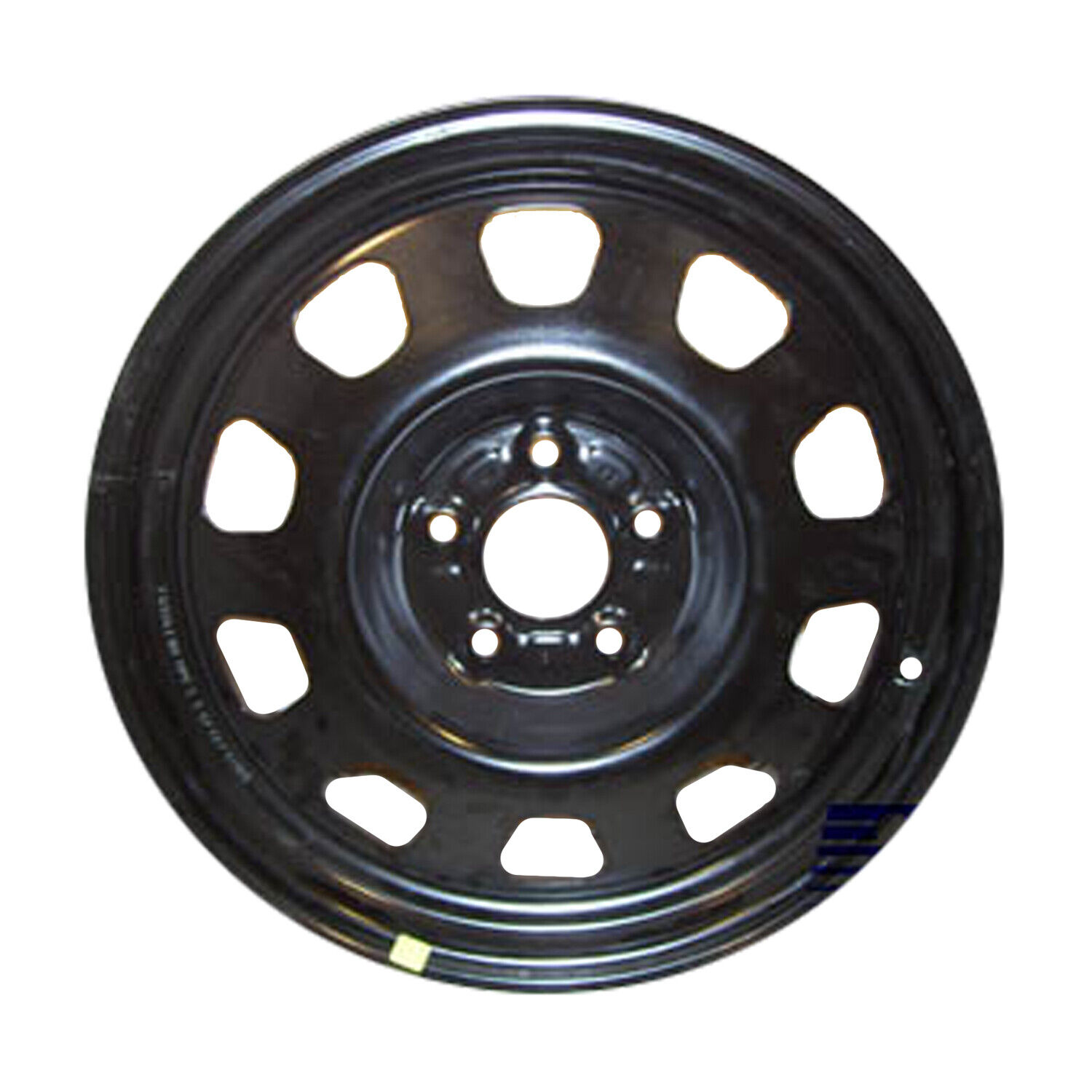 02288 Reconditioned OEM 17x6.5 Black Steel Wheel fits 2007-2012 Dodge Caliber