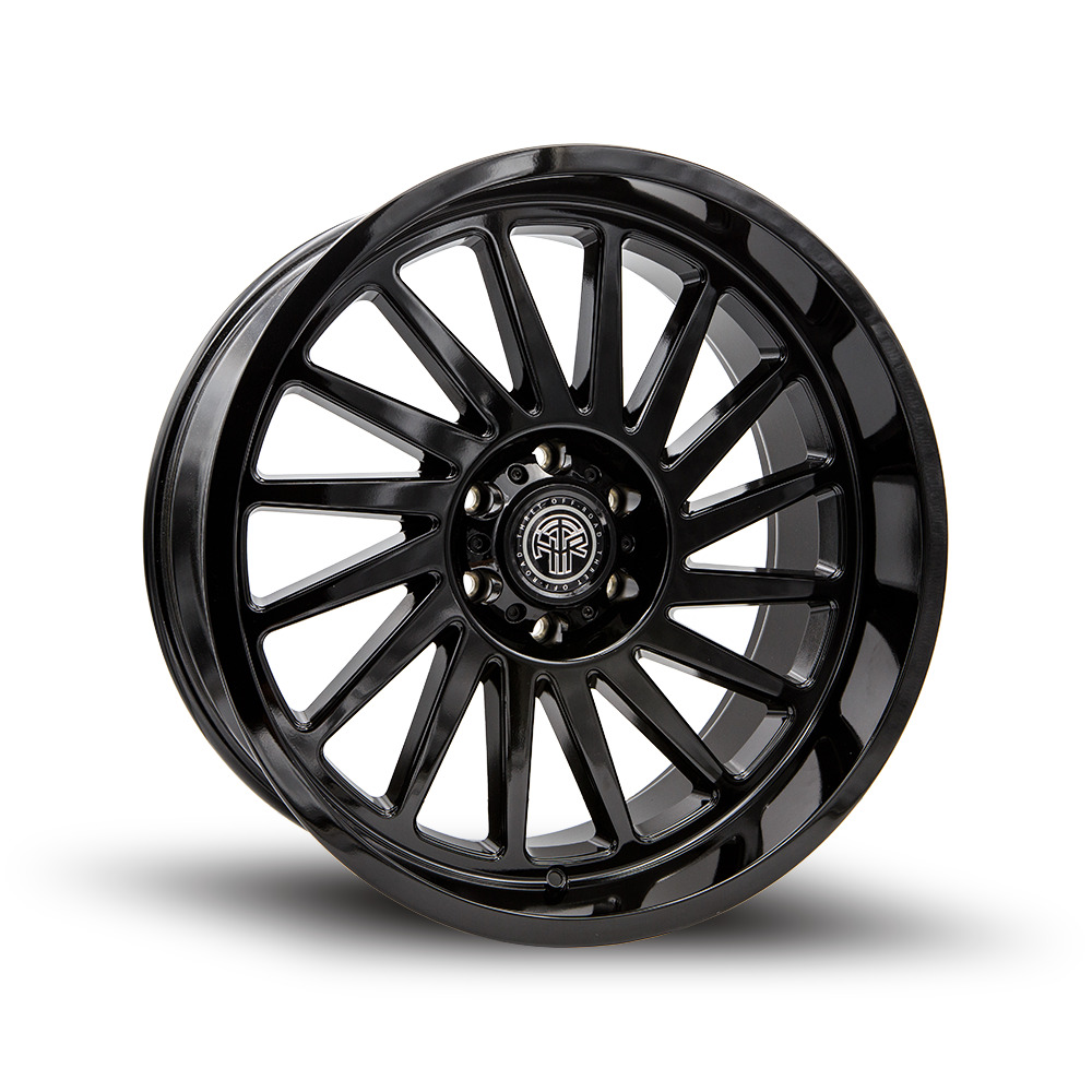 Thret Offroad 20x10 Wheel Gloss Black Omega 8x180 -21mm Aluminum Rim