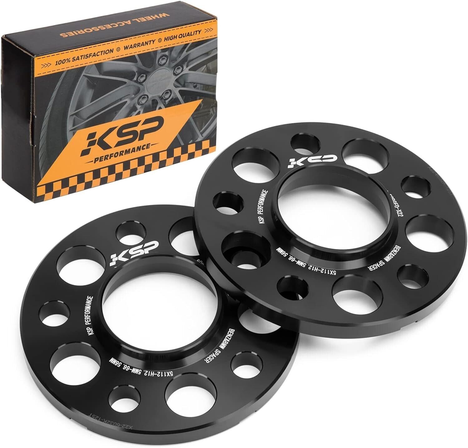 KSP 2PC 15mm 5X112mm Wheel Spacers 66.56mm Hubcentric for Mercedes-Benz W203