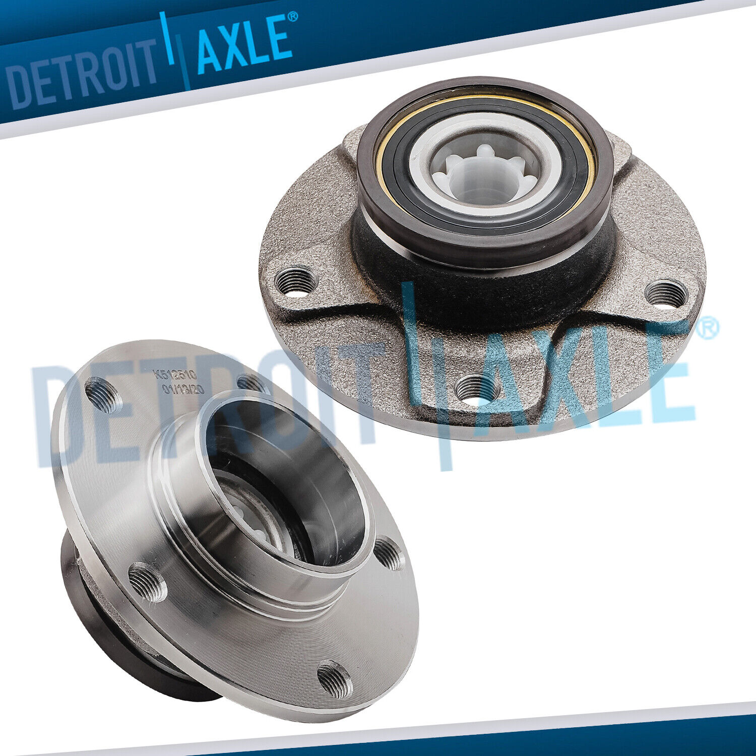 Pair (2) Rear Wheel Bearing and Hub Assembly for 2013 2014 2015 2016 Dodge Dart