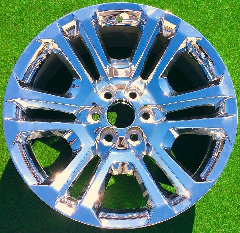 Factory Escalade Tahoe Yukon Wheel New 22 in GM OEM Chrome 84346101 4741 Sierra
