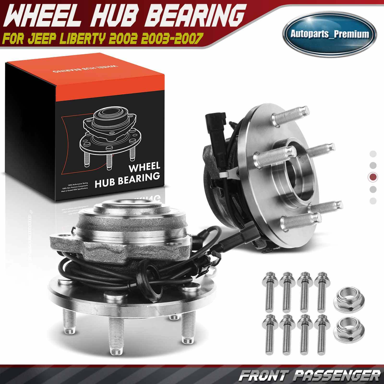 New Front Passenger Right Wheel Hub Bearing Assembly for Jeep Liberty 2002-2007