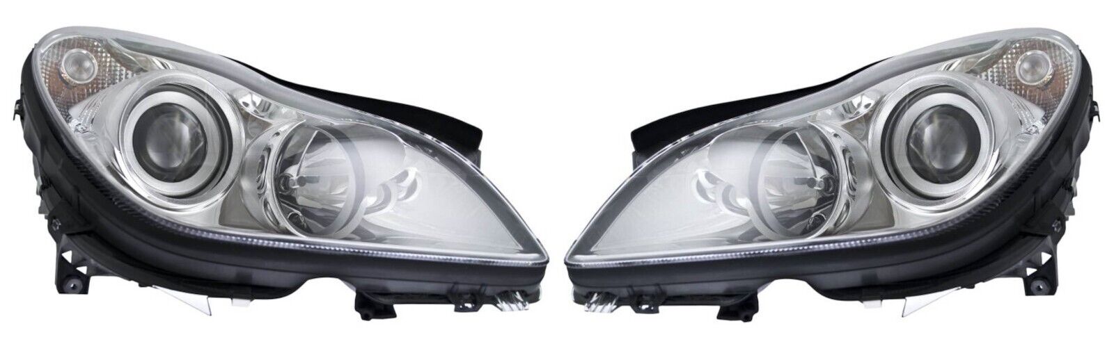 Hella Set of Left & Right Headlight Assemblies For Mercedes W219 CLS500 CLS550