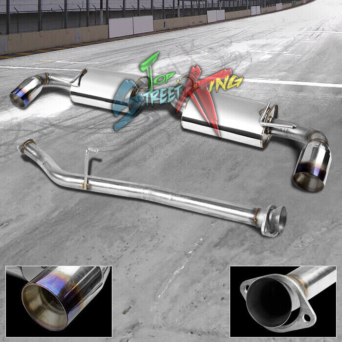 FOR MAZDA RX-8 SE3P RACING STAINLESS DUAL CATBACK EXHAUST 3.5\