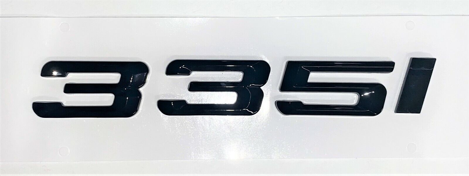 BLACK 335I FIT BMW 335 REAR TRUNK NAMEPLATE EMBLEM BADGE NUMBERS DECAL NAME