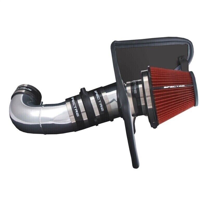 Spectre 9907 for 08-09 Pontiac G8 V8-6.0L F/I Air Intake -Clear Anodized W/red