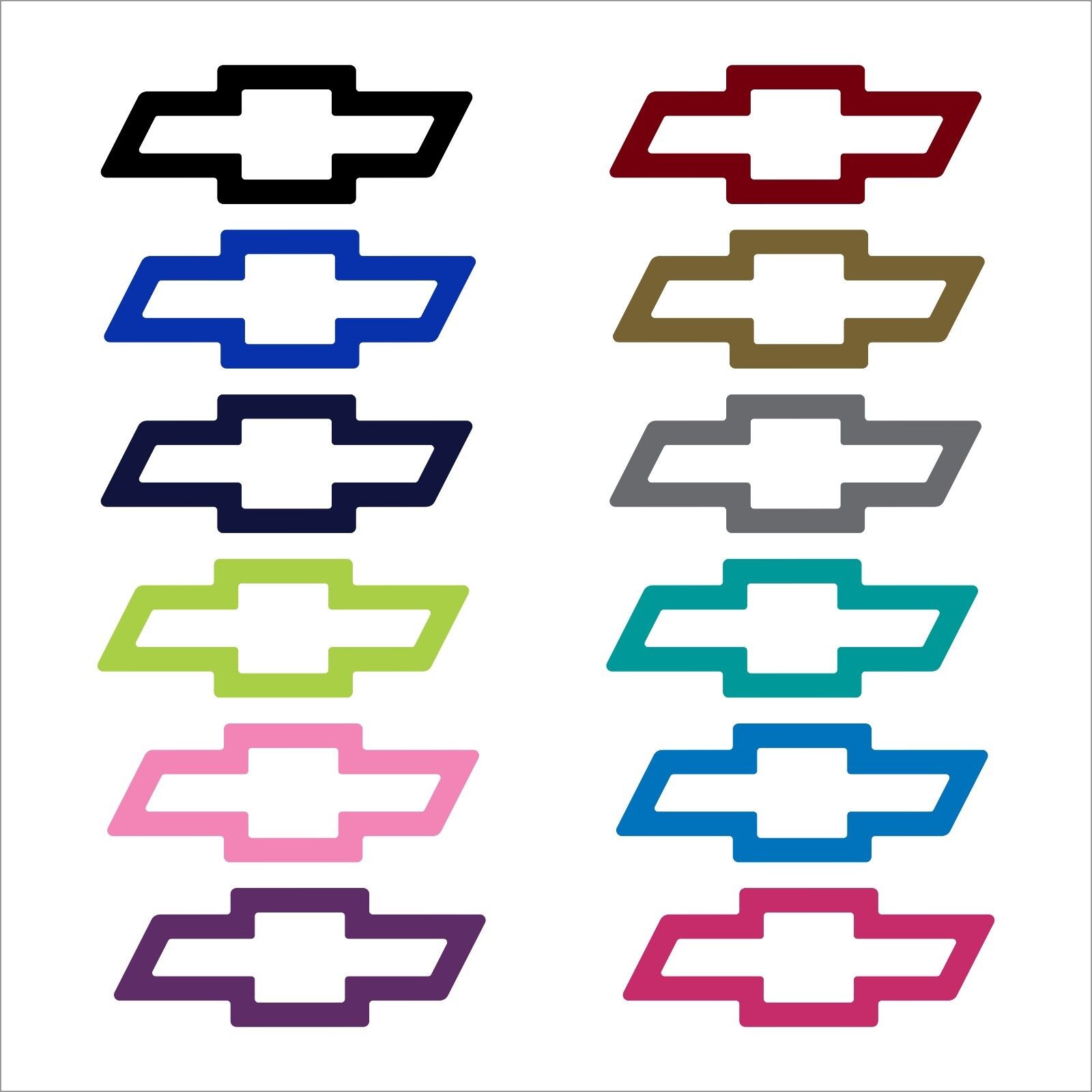 Chevrolet Chevy Bowtie Decal, Many Colors and Sizes Parts for Sale - DragTimes.com Are All Chevy Bowties The Same Size