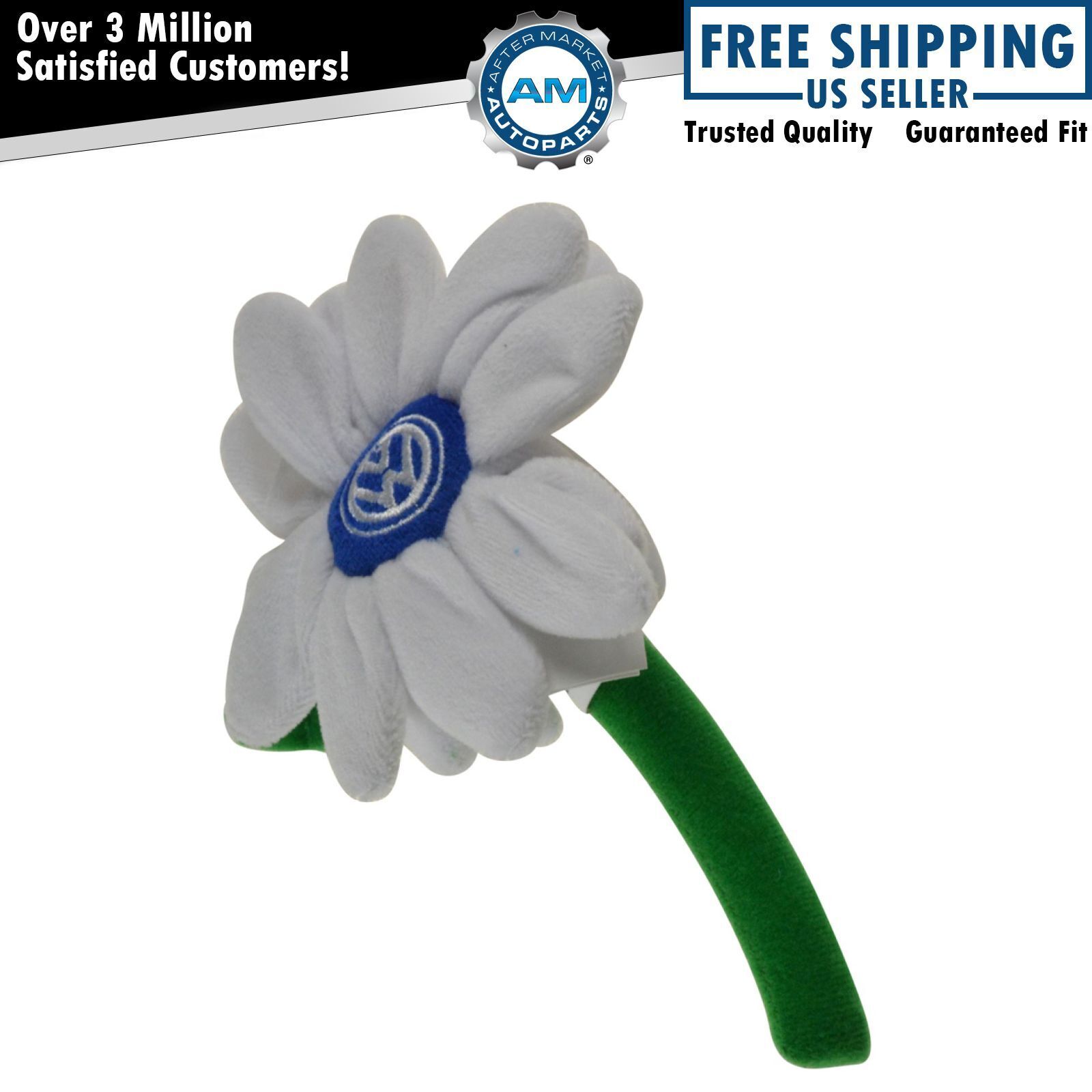OEM Dash White Flower Plush Daisy for VW Volkswagen Beetle Brand New