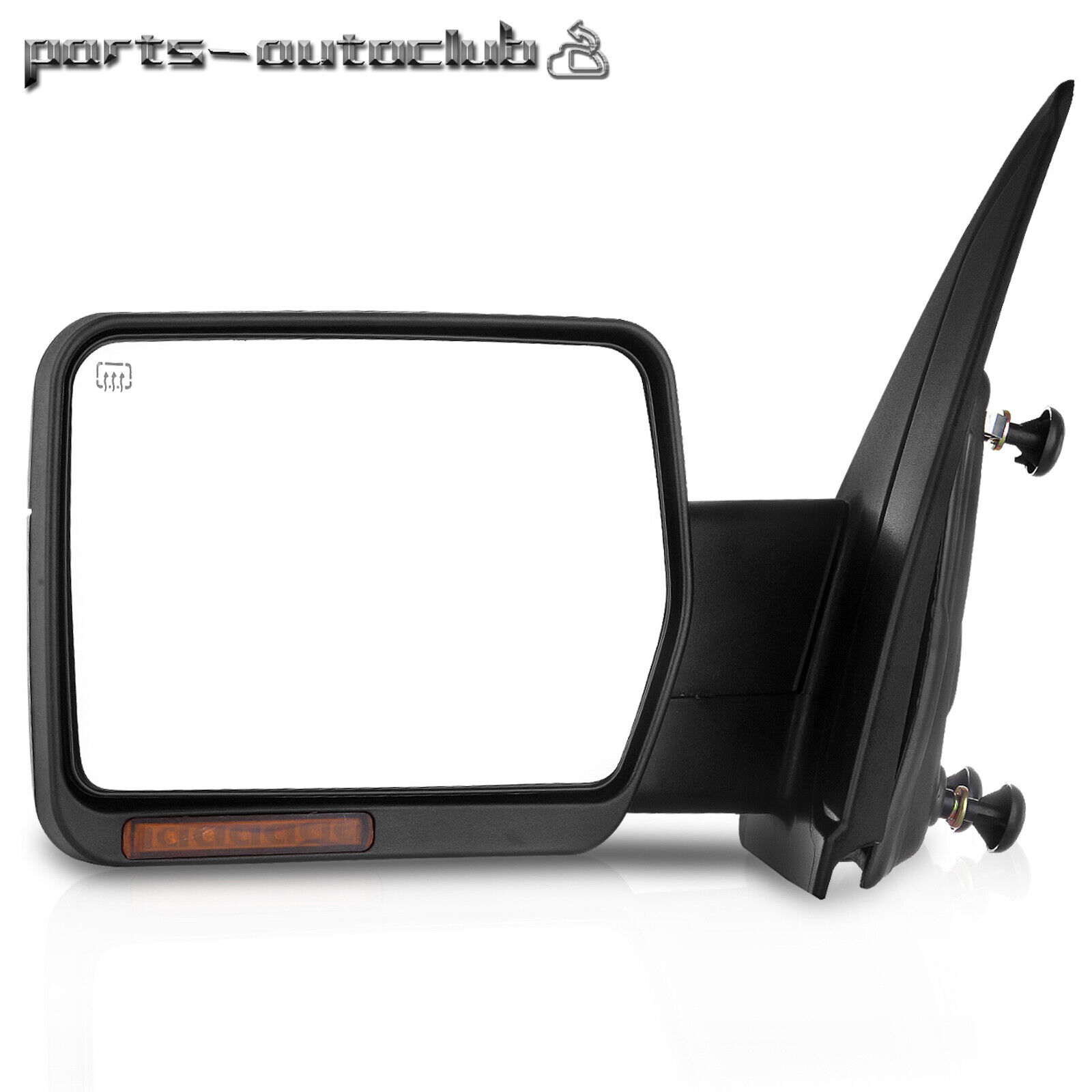 Power Heated LED Signal Puddle View Mirror Driver Side For 2007-2014 Ford F150