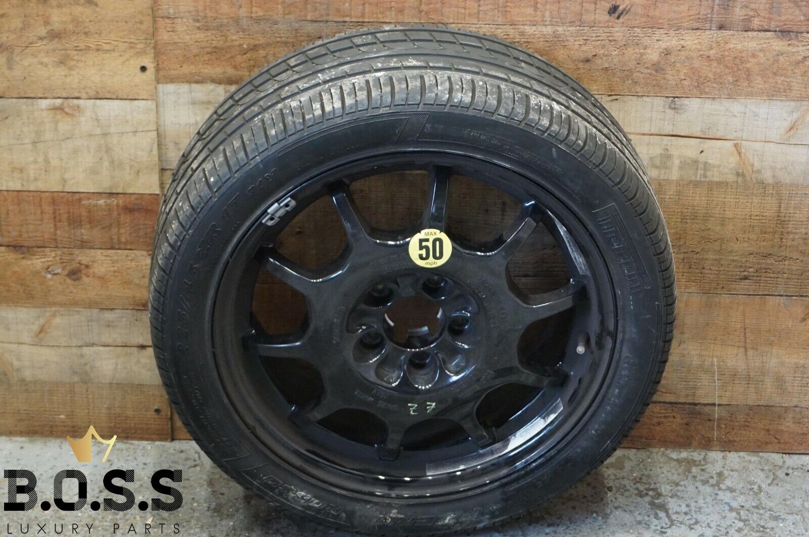 98-03 Mercedes W210 E430 CLK320 Emergency Spare Tire Wheel Rim R17 225 / 45 OEM