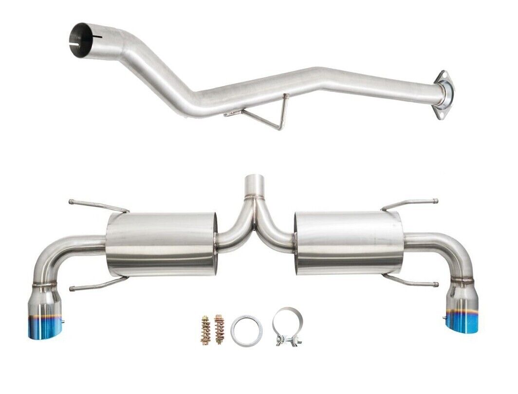 MEGAN OE-RS SERIES CAT BACK EXHAUST BLUE TIP FOR 04-08 MAZDA RX8 ROTARY 13B-MSP