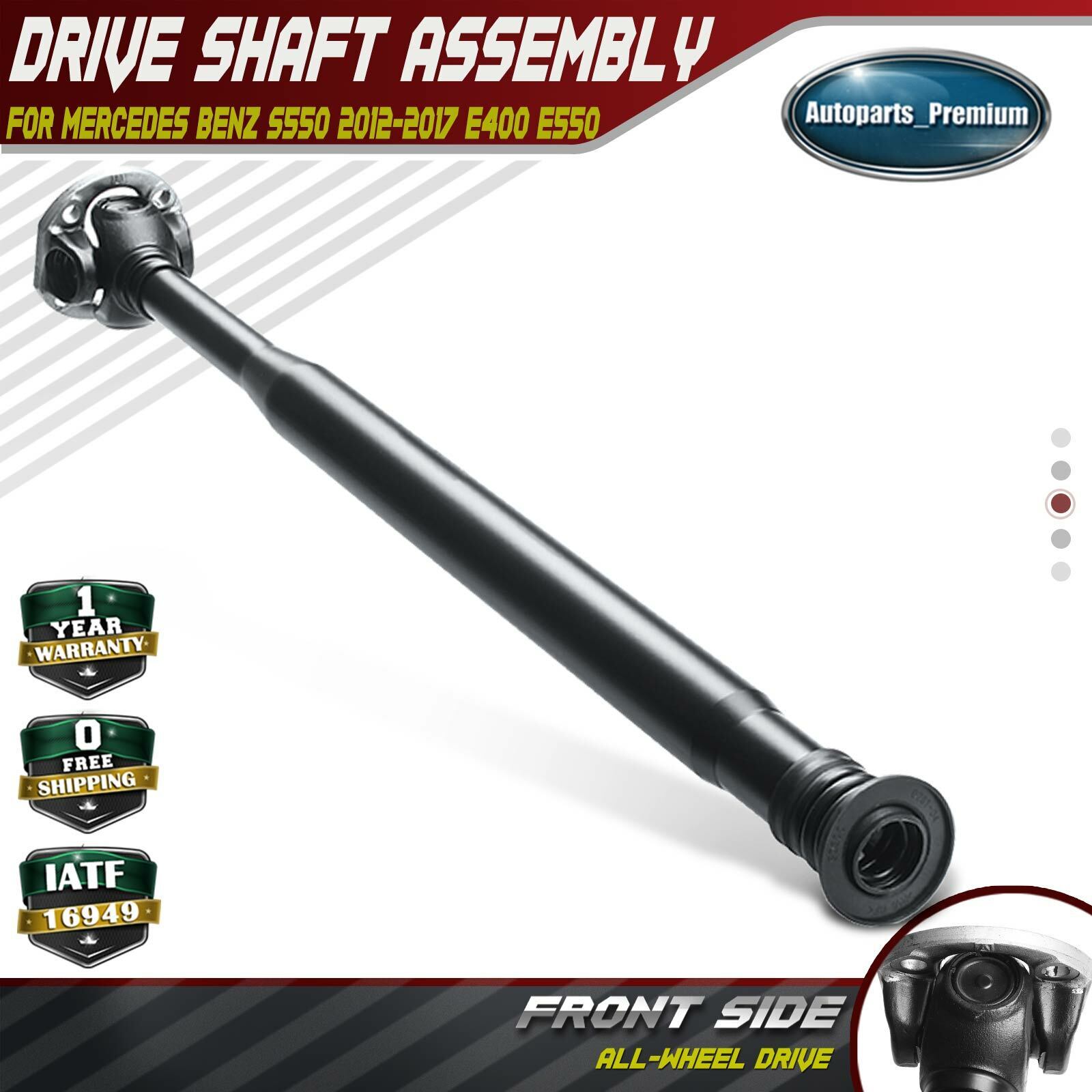 Front Driveshaft Assembly for Mercedes-Benz W205 W212 W218 CL550 CLS550 S550 AWD
