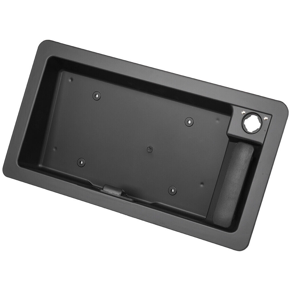 Outside Cargo Door Handle With License Plate Holder Bracket For Ford Econoline