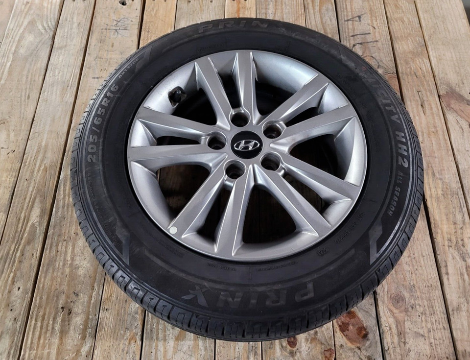 2015-2019 HYUNDAI SONATA - Rim & Mounted Tire - Good Condition - 205/65/R16