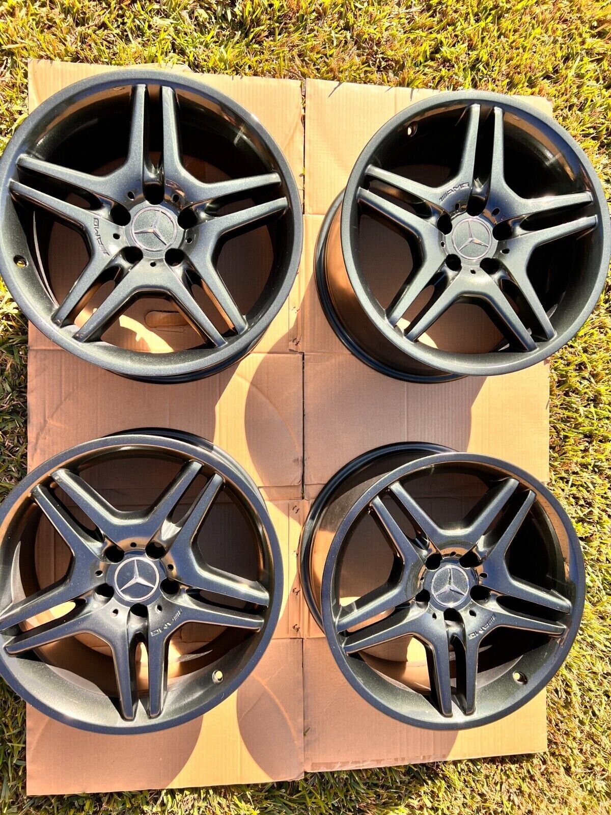 06 - 11 Mercedes W219 W211 AMG Staggered Wheel Tire Rim Set Of 4 pcs