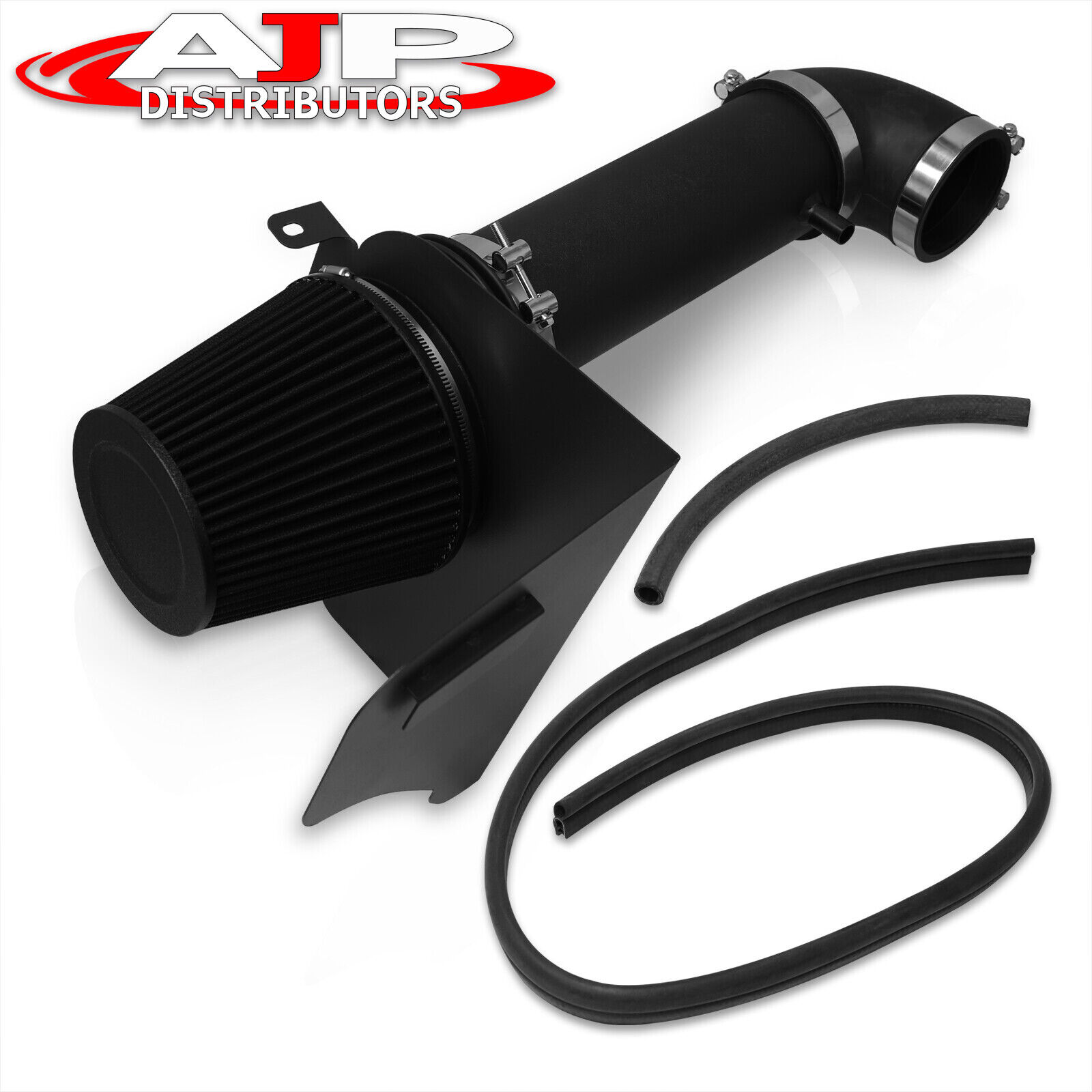 Black Filter Induction Cold Air Intake Piping For 2005-2010 Dodge Charger / 300C