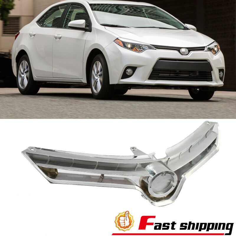 New Fits 2014 2015 2016 Toyota Corolla Front Upper Bumper Chrome Grille Grill