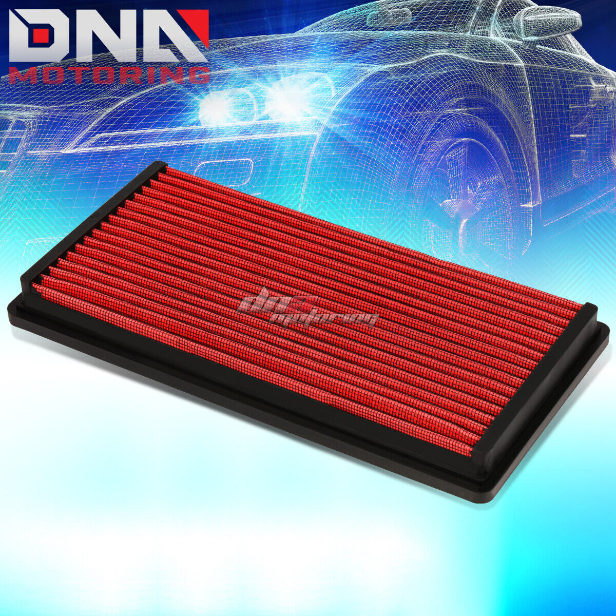 FOR 95-05 CHEVY BLAZER 4.3 RED REPLACEMENT RACING HI-FLOW DROP IN AIR FILTER
