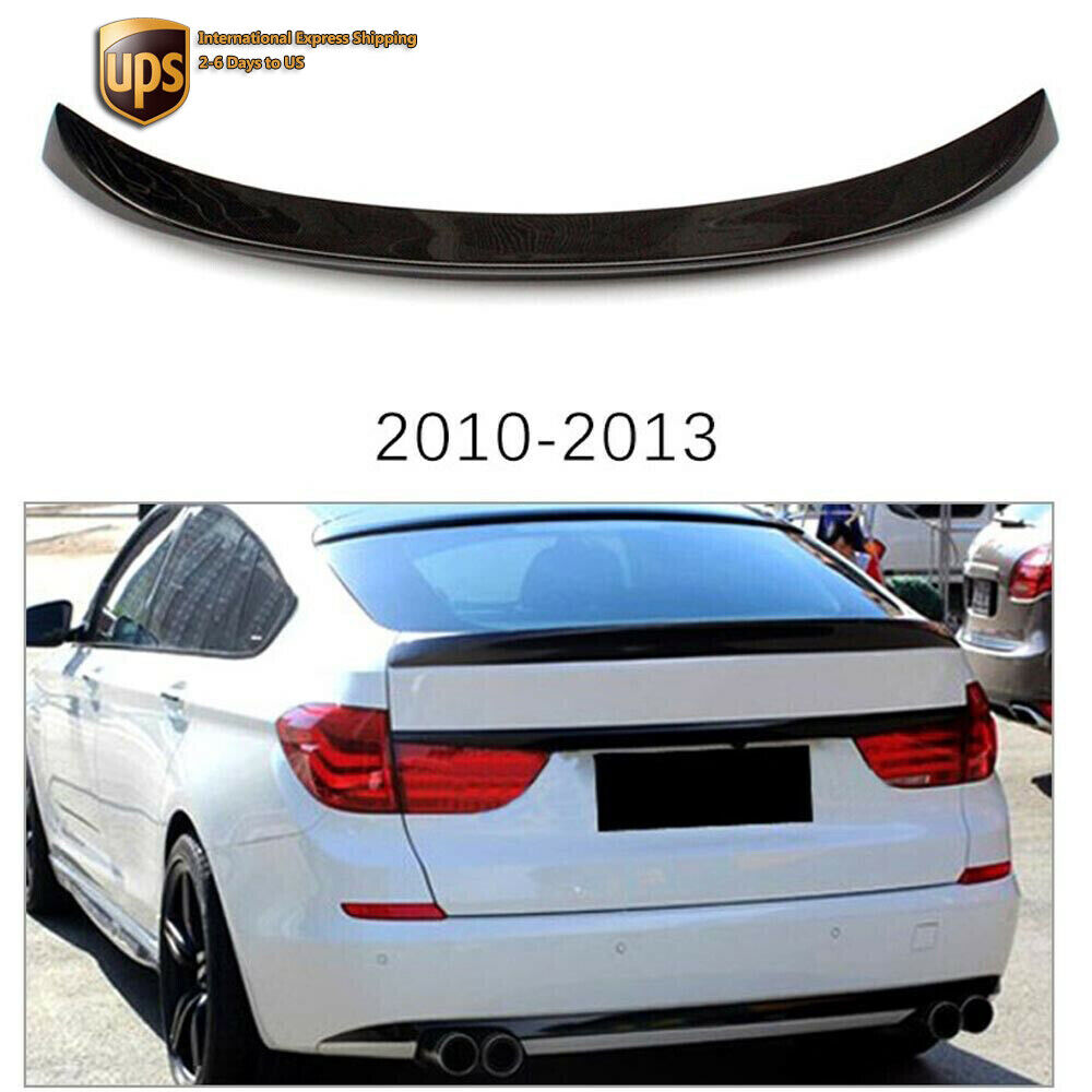Carbon Fiber Sports Rear Trunk Boot Spoiler Wing Lip For BMW 5 GT F07 2010-2020