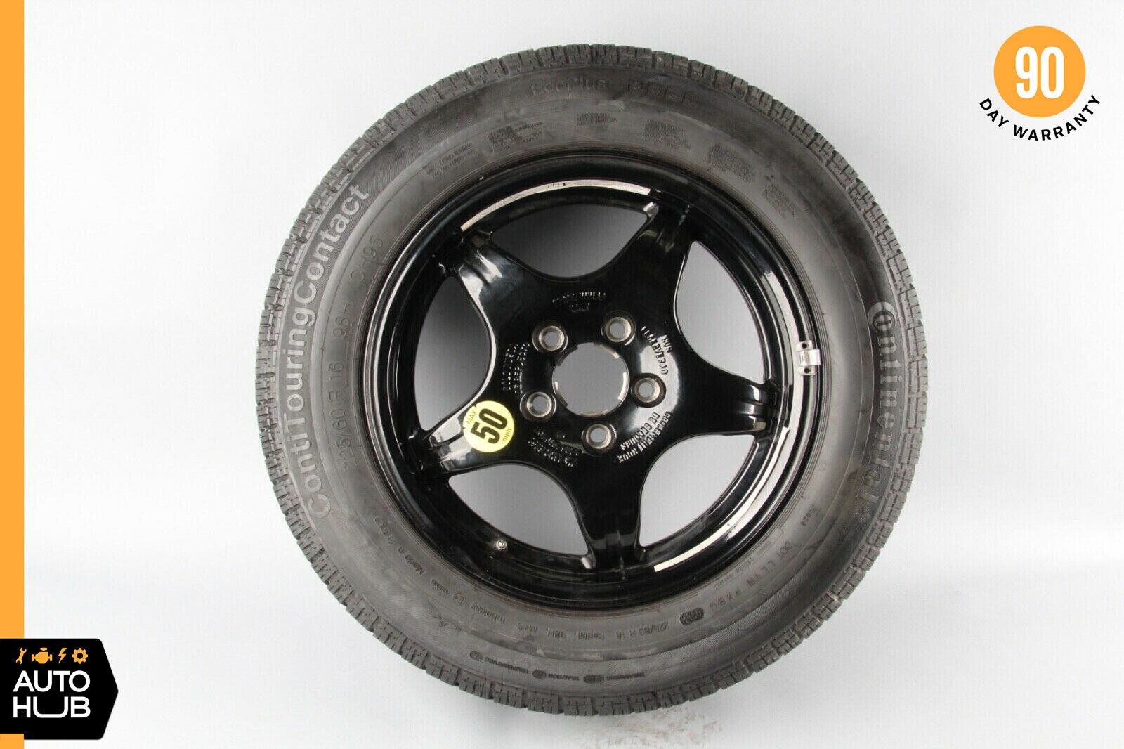 00-06 Mercedes W220 S430 Emergency Spare Tire Wheel Donut Rim 225 / 60 R16 OEM