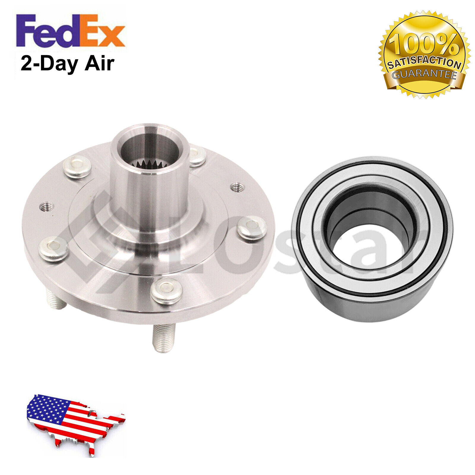 Front Wheel Hub & Bearing Assembly Fits Ford Fusion Mercury Milan Lincoln Mkz