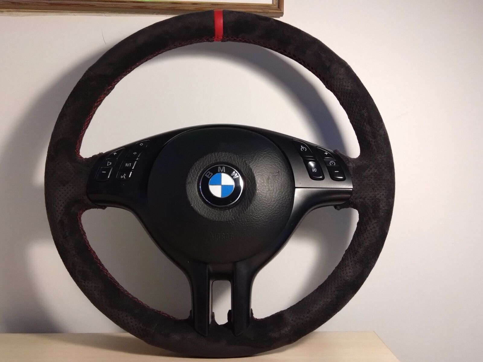 BMW Suede Alcantara Multifunction M sport Steering Wheel M3 M5 E46 E53 E39 X5 X3