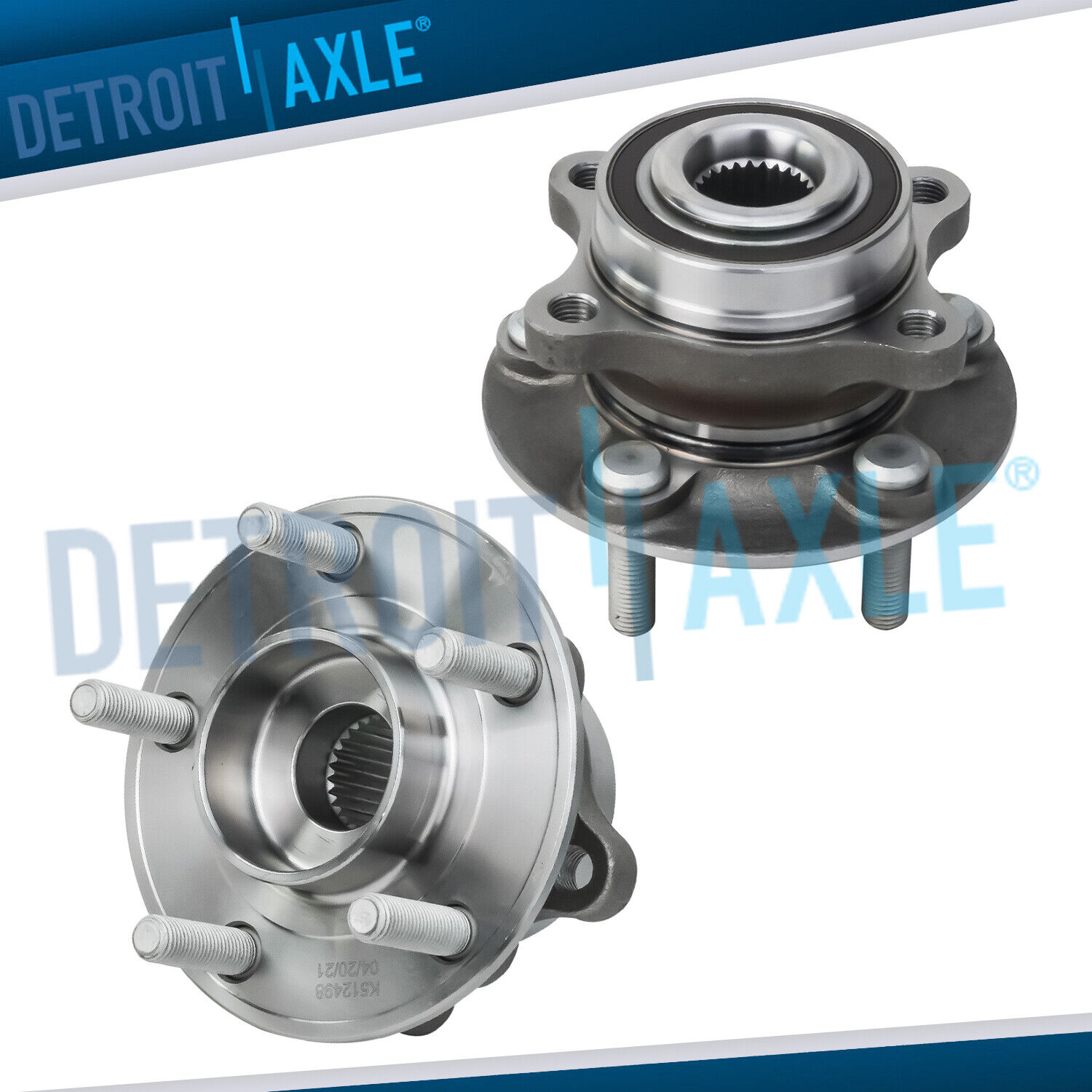 2 Front Wheel Bearing & Hub Assembly 2013 - 2015 2016 Ford Fusion & Lincoln MKZ